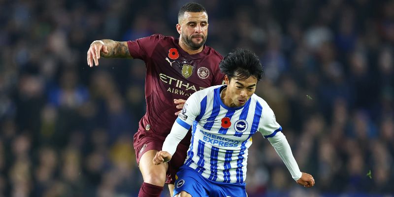 Thất bại trước Brighton đánh đấu trận thua thứ 4 liên tiếp của Man City