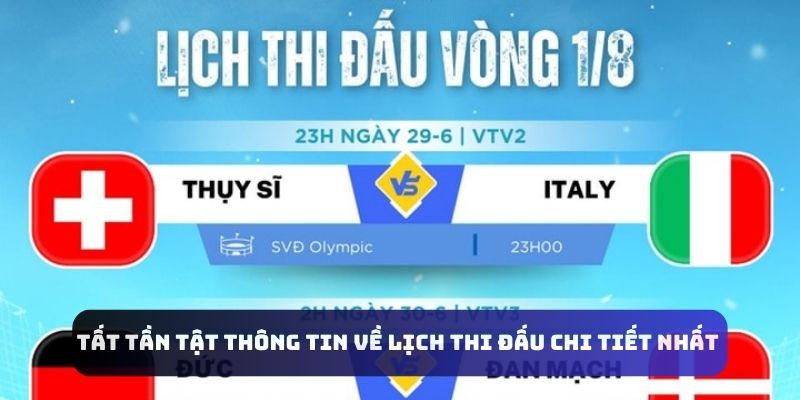 đa dạng thông tin có trên lịch thi đấu chi tiết nhất 